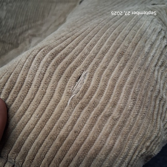 Vintage‎ No Fear Corduroy Sherpa Lined JAcket Size XL Brown Faded - Picture 6 of 10